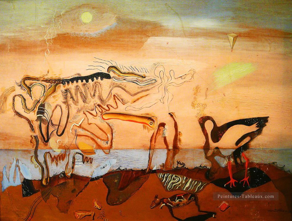 幽霊の牛 サルバドール・ダリ油絵